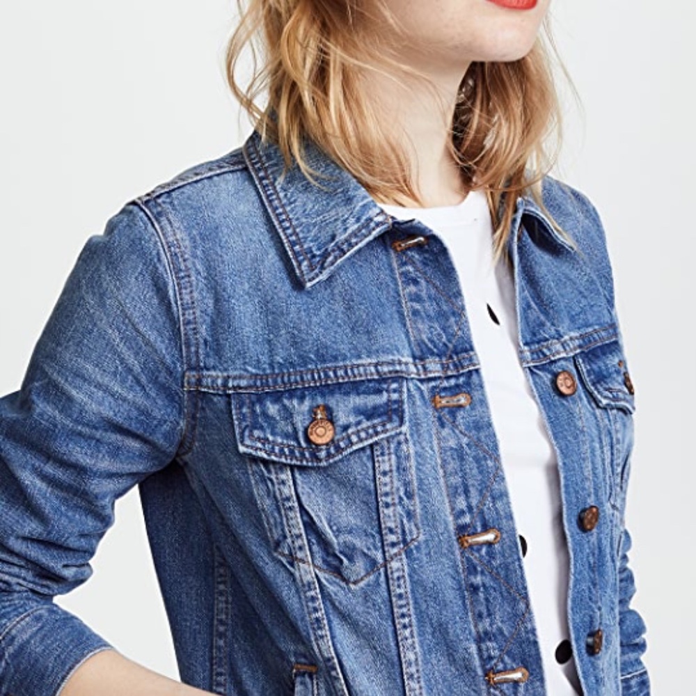 Madewell Classic Denim Jacket ‘The Jean Jacket' in Pinter Wash Women’s Size XS